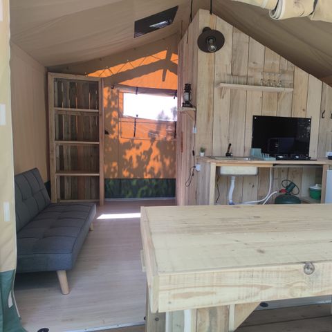 LODGE 2 Personen - Lodge Glamping-Zelt 24m2