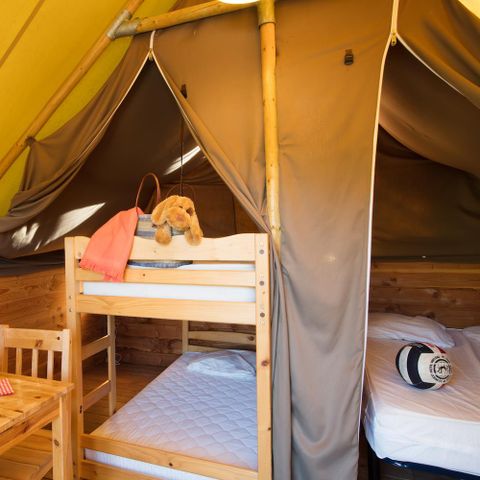 Canvas bungalow 4 persons - CANADIAN LODGE without sanitary facilities