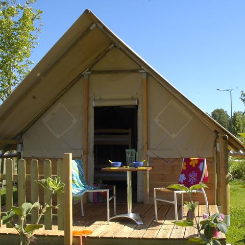 Canvas bungalow 4 persons - CANADIAN LODGE without sanitary facilities