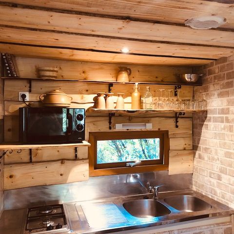 Mobile home 4 persons - Cottage OGHAM - 25m2- The Scribes' unusual cabin