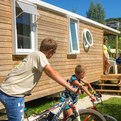 Mobile home 6 persons - Cottage Séquanie - 32m² - 3 bedrooms for large families