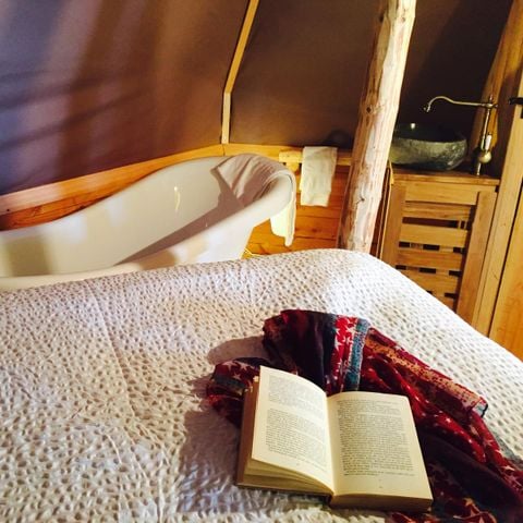 Accommodatie 2 personen - Lodge Venezia - 18m² - Barok, romantisch met ouderwets bad en ontbijt inbegrepen.