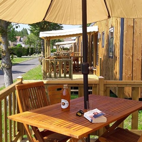 Stacaravan 4 personen - Comfort XL | 2 Slaapkamers | 4 Pers | Terras