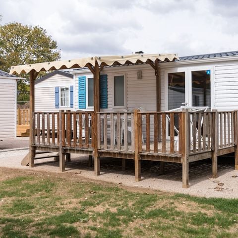 Stacaravan 4 personen - Stacaravan | Comfort XL | 2 slaapkamers | 4 pers. | Verhoogd terras | Airconditioning | TV