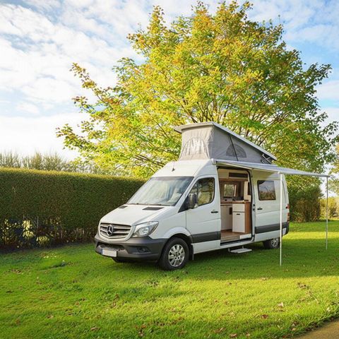 Kampeerplaats - Standplaats | Tent | Voertuig -7m | <85m² | Elektriciteit | Geen water