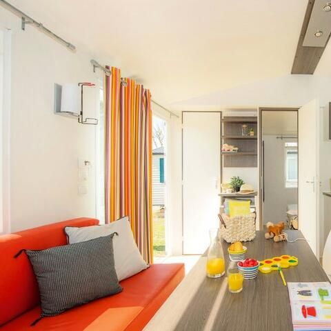 Stacaravan 6 personen - Gezellige 4 kamers met airconditioning