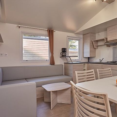 Casa mobile 6 persone - Comfort XL | 3 Camere da letto | 6 Persone | Terrazza rialzata | Aria condizionata | TV