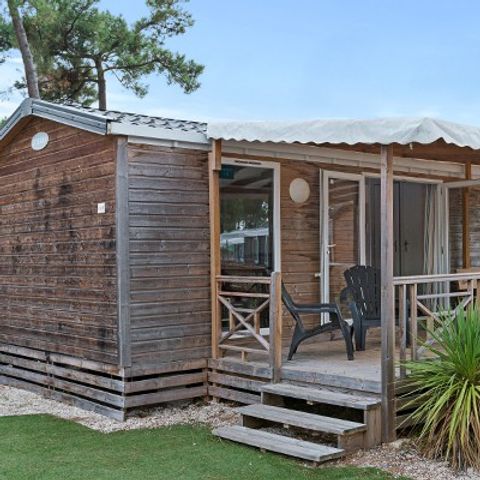 Mobile home 6 persons - Mobile-home | Comfort XL | 2 Bedrooms | 4/6 Pers. | Raised terrace | Air conditioning
