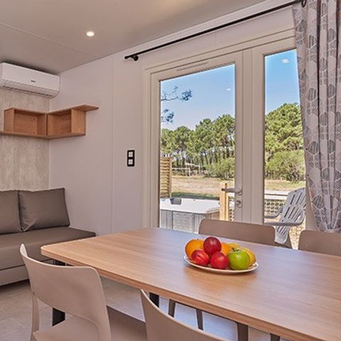 Mobile home 6 persons - Premium Exclusive | 3 Bedrooms | 6 Pers | Raised terrace | Jacuzzi | Air conditioning | TV