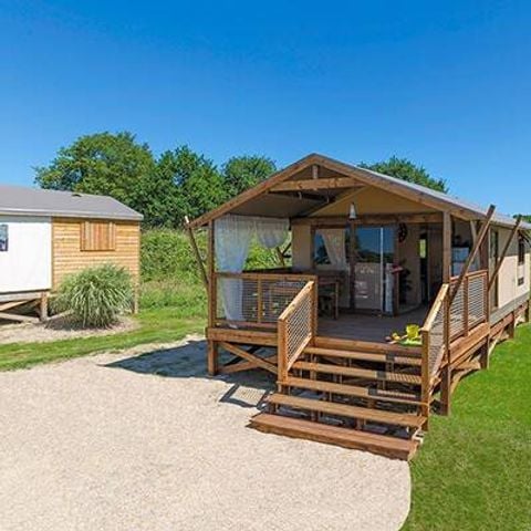 Safaritent 5 personen - Tent Lodge | 2 Slaapkamers | Capaciteit 4/5 personen | Zonder badkamer