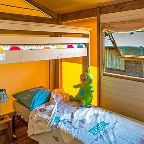 LODGE 5 Personen - Lodge-Zelt | 2 Schlafzimmer | Kapazität 4/5 Personen | Ohne Bad