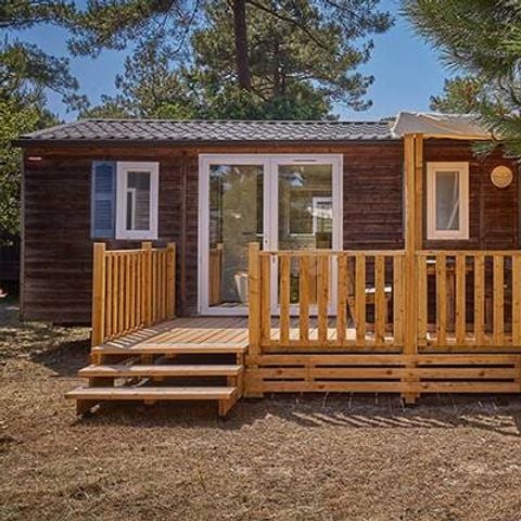 MOBILHOME 6 personnes - Mobil-home | Comfort | 3 Ch. | 6 Pers. | Terrasse surélevée | 1 SDB