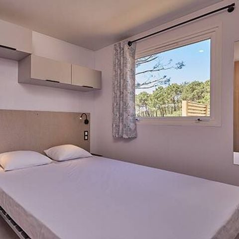Mobilheim 6 Personen - Exclusive Premium | 3 Zi. | 6 Pers. | Erhöhte Terrasse | Jacuzzi