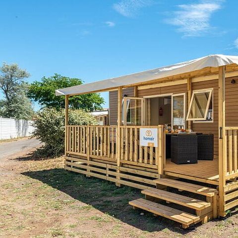 BUNGALOW 6 personnes - Premium | 3 Ch. | 6 Pers. | Terrasse Lounge | 1 SDB | Clim. | TV
