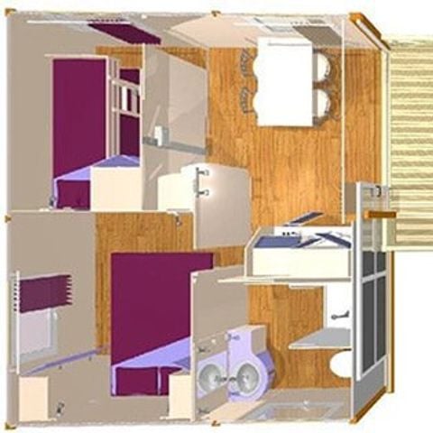 Chalet 4 persons - NEMO 20 sqm