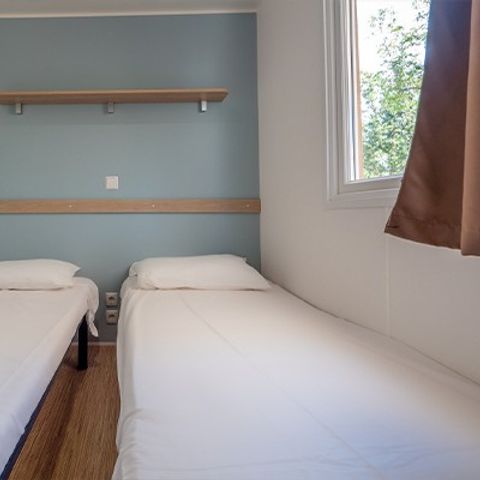 STACARAVAN 8 personen - Comfort XL | 3 slaapkamers | 6/8 pers | Overdekt terras | Airconditioning