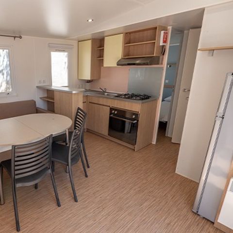 MOBILHOME 8 personnes - Comfort XL | 3 Ch. | 6/8 Pers. | Terrasse Couverte | Clim.