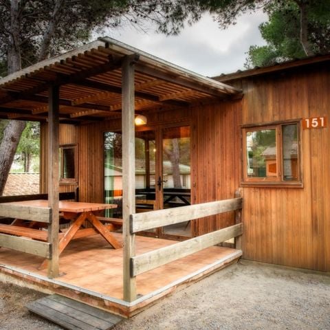 Chalet 4 personen - S150 - KLIMAANLAGE - TV - BETTWÄSCHE - ENDREINIGUNG