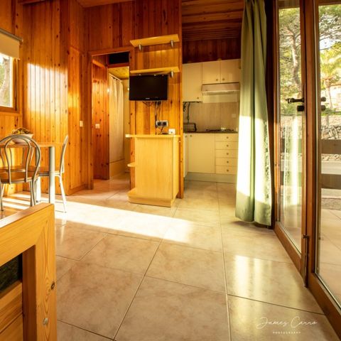Chalet 4 personen - S150 - KLIMAANLAGE - TV - BETTWÄSCHE - ENDREINIGUNG