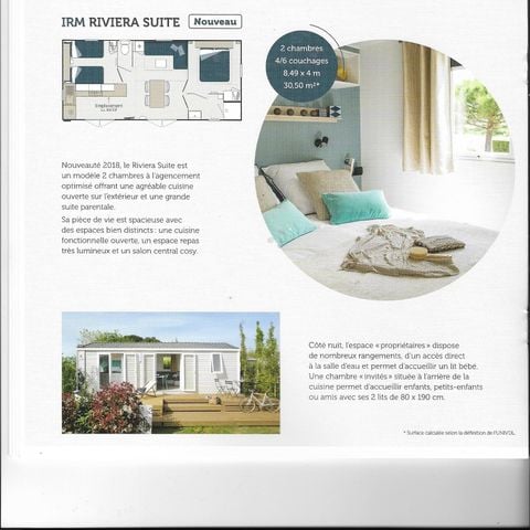MOBILHOME 6 personas - RIVIERA