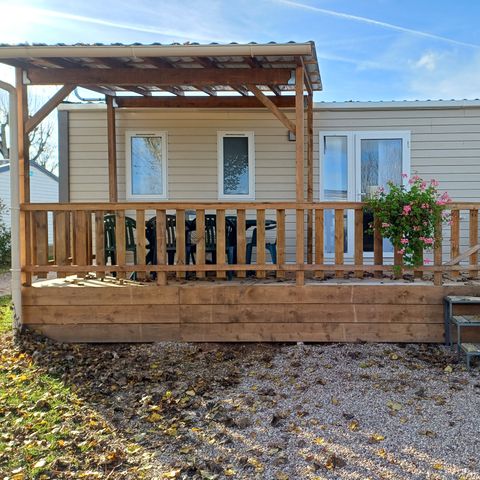 BUNGALOW 8 personnes - Mobil home super cordelia 3 chambres avec terrasse semi couverte ( annee 2025)