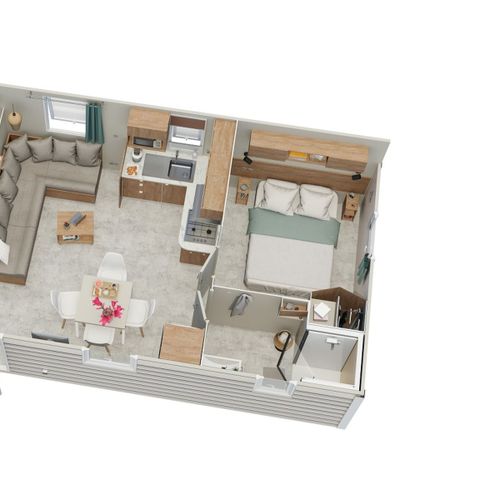 Mobilheim 6 Personen - Azalee residential range