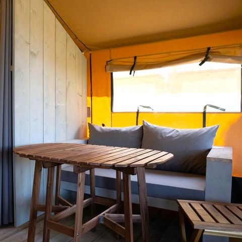 Canvas and wooden tent 4 persons - Salguer Safari