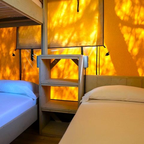 Glamping tent 5 persons - Safari Castell
