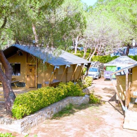 Glampingtent 5 personen - Safari Castell