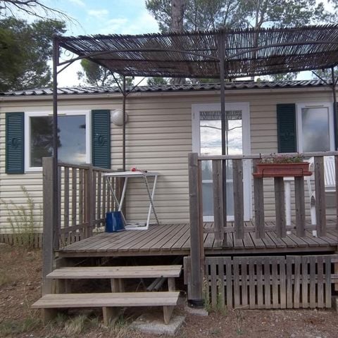 MOBILHOME 5 personas - Domino y albergue 65 - Fleur d'espine/ Aguilar/ Puilhaurens/ Montsegur