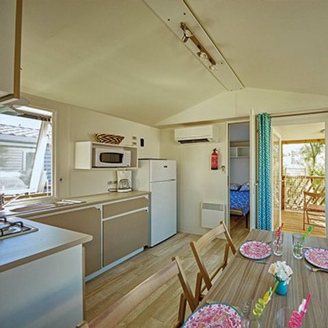 MOBILE HOME 6 people - Comfort | 3 Bedrooms | 6 Pers | Raised terrace | Air conditioning