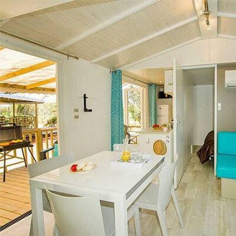 BUNGALOW 6 personas - Mobil-home | Confort | 3 Dormitorios | 6 Pers. | Terraza individual | Aire acondicionado.