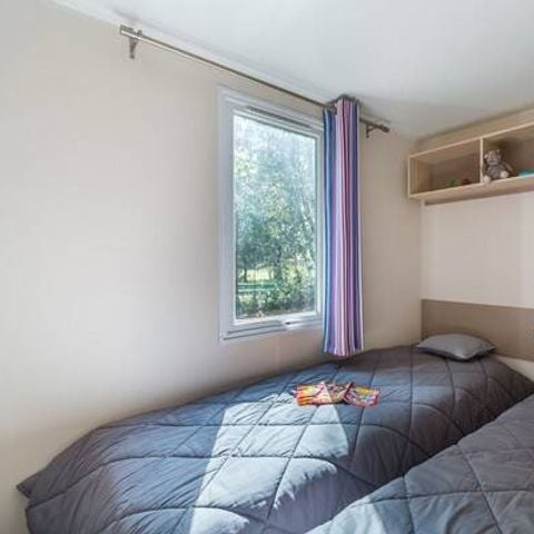 BUNGALOW 4 personnes - Mobil-home | Comfort | 2 Ch. | 4 Pers. | Terrasse surélevée | Clim.