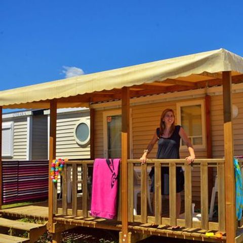 Stacaravan 6 personen - 3 slaapkamers (Airconditioning)