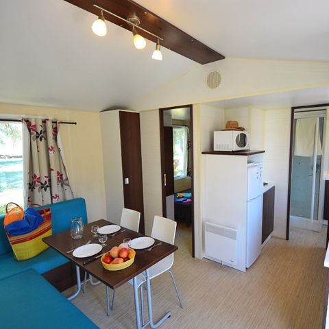 Mobilheim 4 Personen - 4 Plätze 2 Schlafzimmer TV, Clim