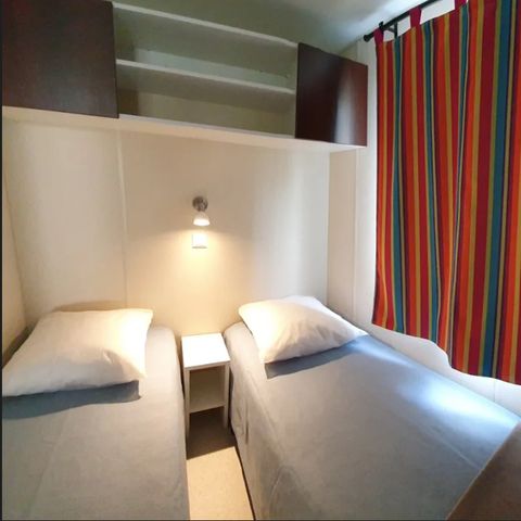 Stacaravan 4 personen - COTTAGE ZEN BOIS - 2 Slaapkamers
