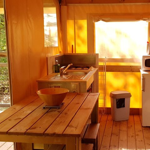 LANDHUIS 5 personen - ECOLODGE 5 PERSONEN - Zonder verwarming