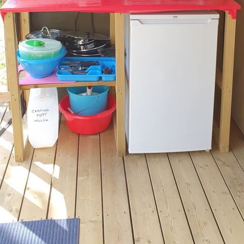 Bungalow 4 personen - SAFARIHUT - GEEN SANITAIRE VOORZIENINGEN