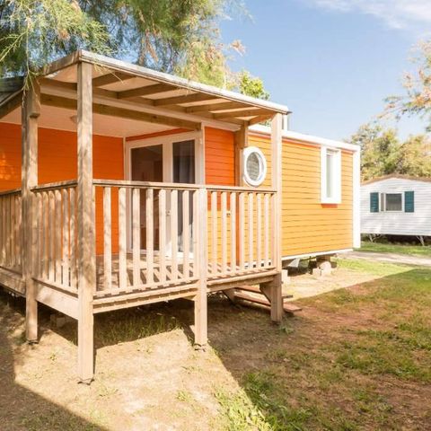 Mobilheim 4 personen - 2 Zimmer 4 Personen klimatisiert tv
