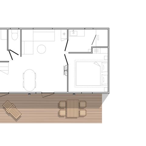 MOBILHOME 4 personnes - Mobil Home Garbí 2 bedrooms 4 pers