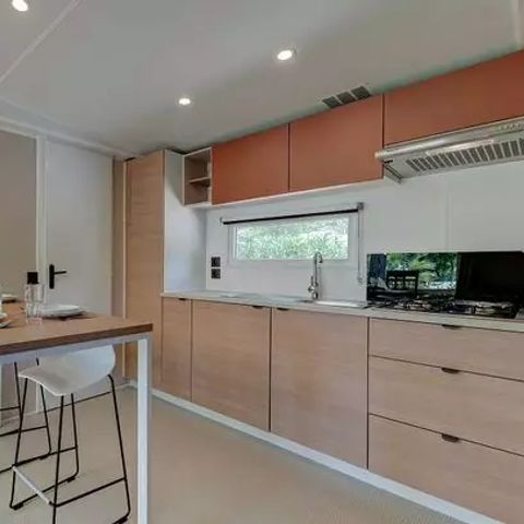 MOBILHOME 6 personas - Mobil-home | Premium | 3 Dormitorios | 6 Pers. | Terraza elevada | Aire acondicionado.