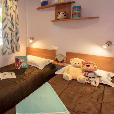 Mobilheim 4 Personen - Comfort | 2 Zi. | 4 Pers. | Einfache Terrasse | Clim.