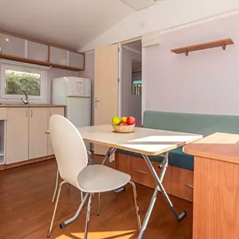 Mobilheim 4 Personen - Comfort | 2 Zi. | 4 Pers. | Einfache Terrasse | Clim.