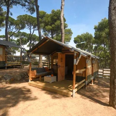 Canvas and wooden tent 4 persons - Medes tent