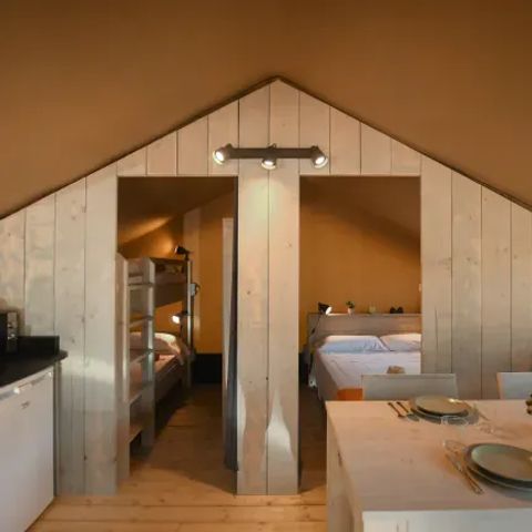 Canvas and wooden tent 4 persons - Medes tent