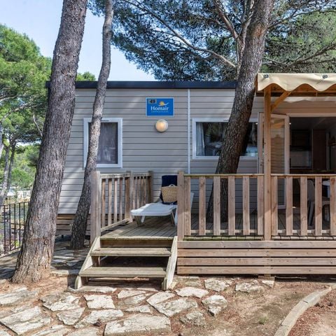 Stacaravan 4 personen - Stacaravan | Premium | 2 Slaapkamers | 4 Pers. | Terras Lounge | Air-con.