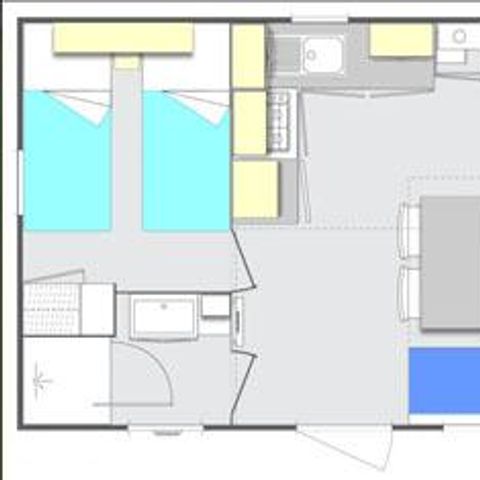MOBILHOME 4 personnes - NEUF CONFORT