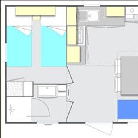 Stacaravan 4 personen - NIEUW COMFORT