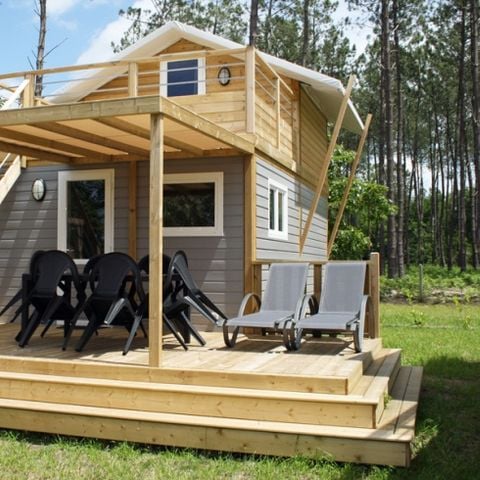 VAKANTIEHUIS 6 personen - LODGE ASIAN 2 kamers met airconditioning