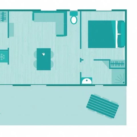 CASA MOBILE 5 persone - Ciela Prestige Taos 2 camere da letto di cui una suite padronale